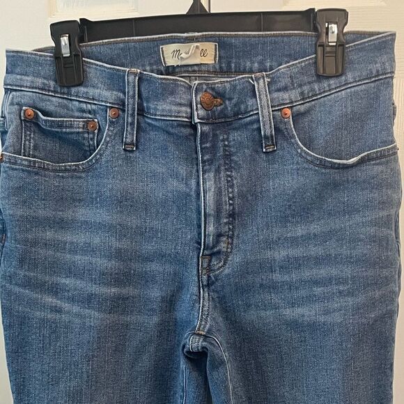 Madewell Mid-Rise Kick Out Cropped Jeans Size 30 - Picture 10 of 10